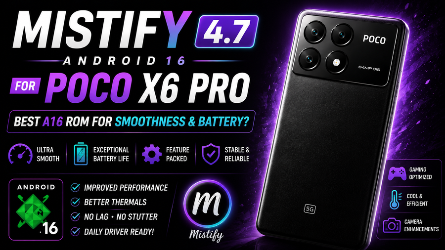 Mistify 4.7 for Poco X6 Pro 5G